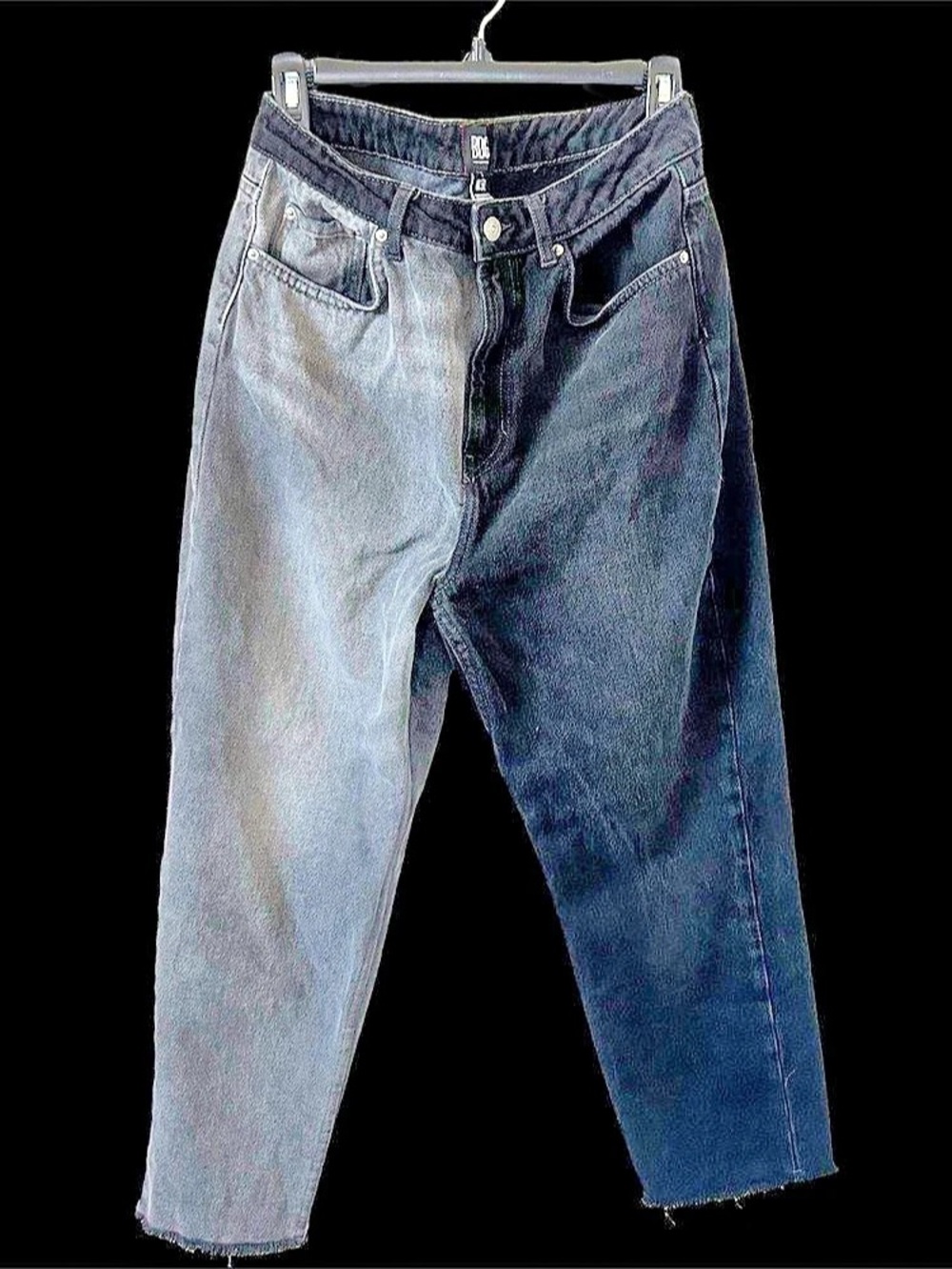 BDG Black Two-Tone Authentic Straight Leg Jeans 31